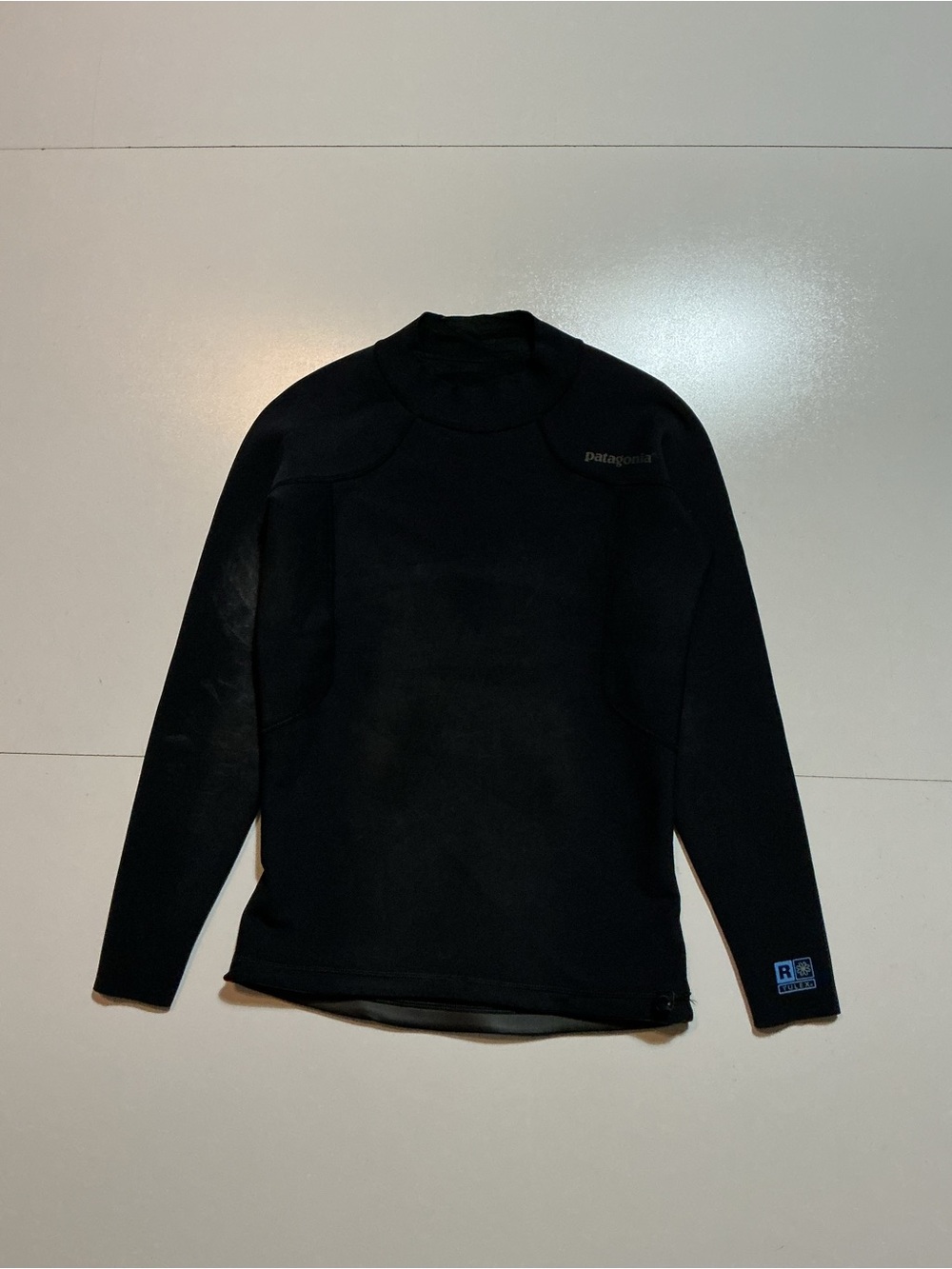 Patagonia R1 Lite Yulex Black 2MM Swordfish Long Sleeve Wetsuit Jacket Top
